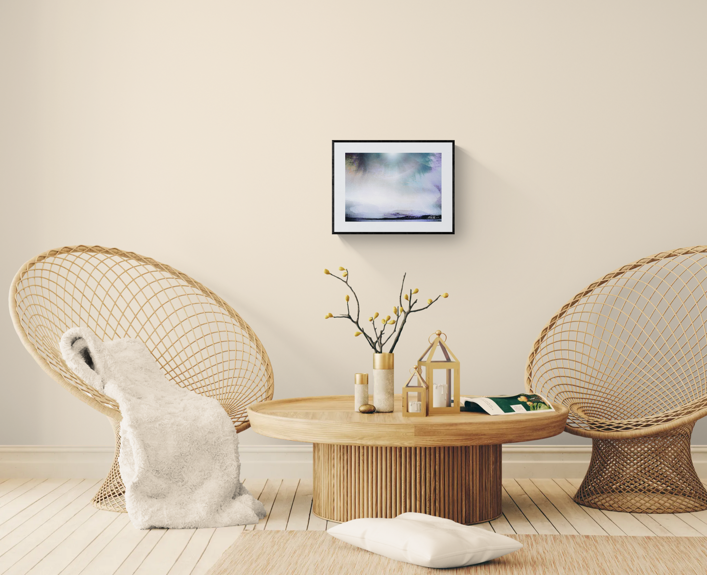 光のポートレート 自画像